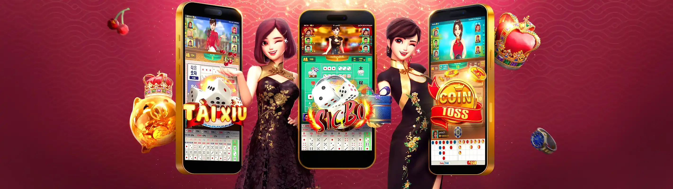 Hình ảnh nền tảng BTY6150 với các trò chơi đa dạng